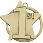 1st Place Star Medal Gold