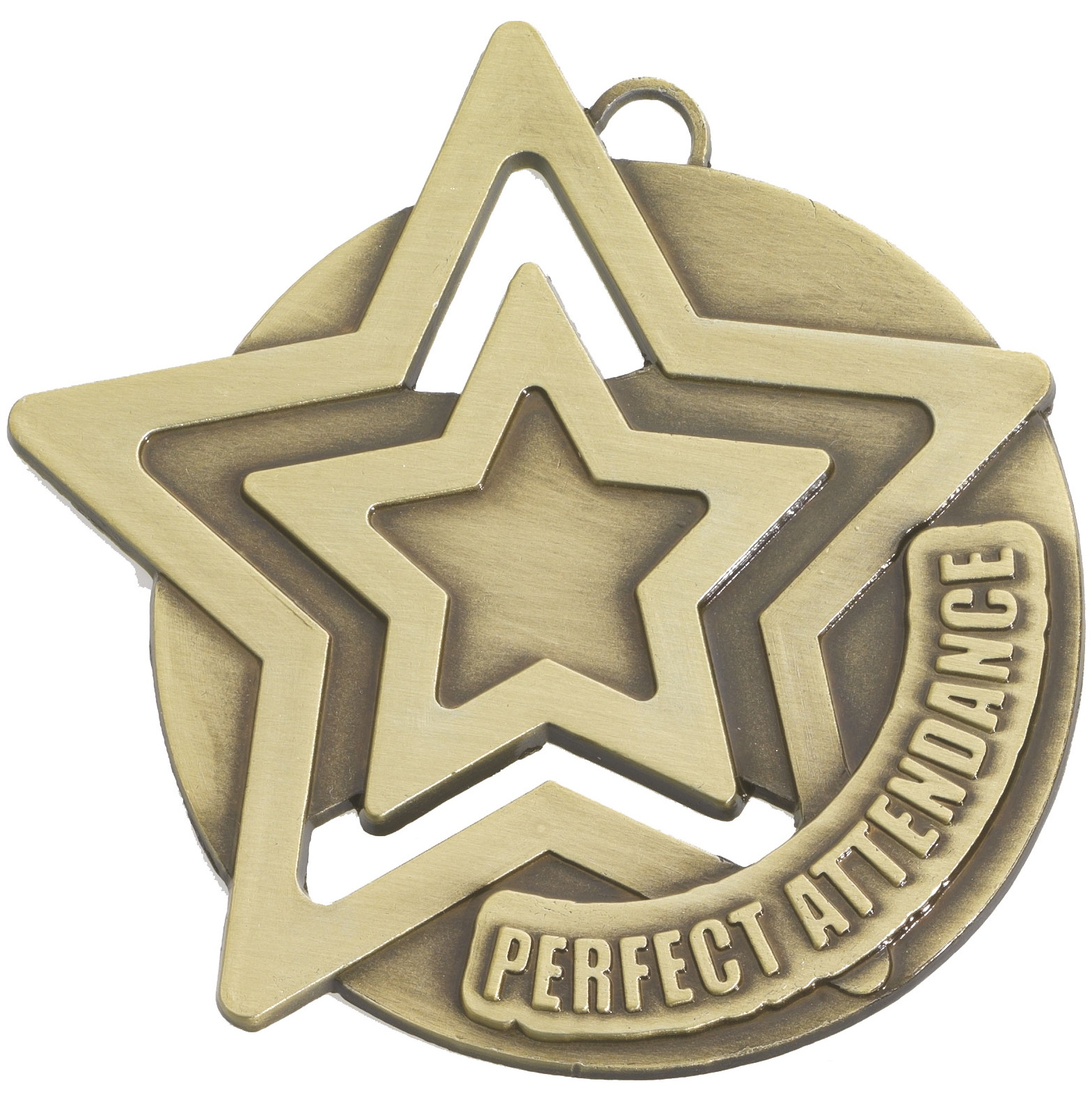 Attendance Star Medal in Gold