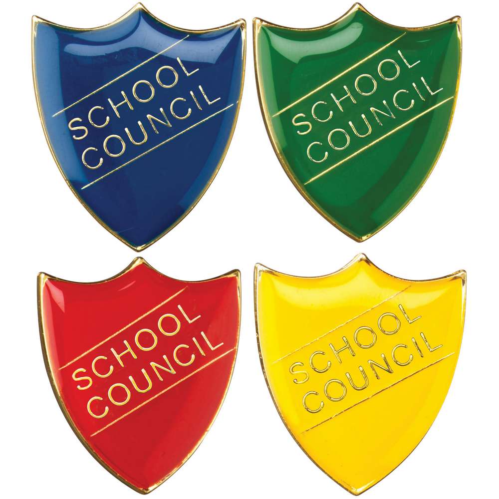 School Council School Shield Badge