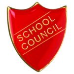 School Shield Badge (School Council) – Red    1.25in