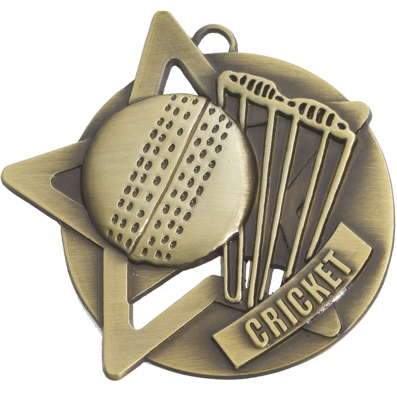 Cricket Star Medal in Gold