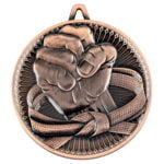 60mm Martial Arts Deluxe Medal – Bronze 2.35in