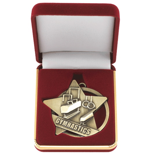 Gymnastics Star Medal in Box