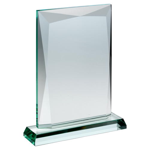 Jade Glass Chunky Rectangle Plaque (19mm Thick)