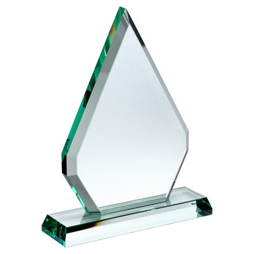 Jade Glass Chunky Diamond Plaque (19mm Thick)