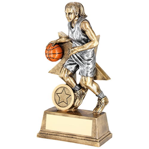 Female Basketball Figure Trophy