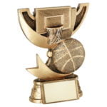 Cup Range Basketball Trophy