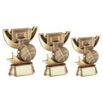 Cup Range Basketball Trophy