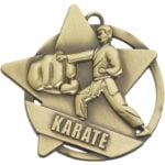 Karate Star Medal in Gold