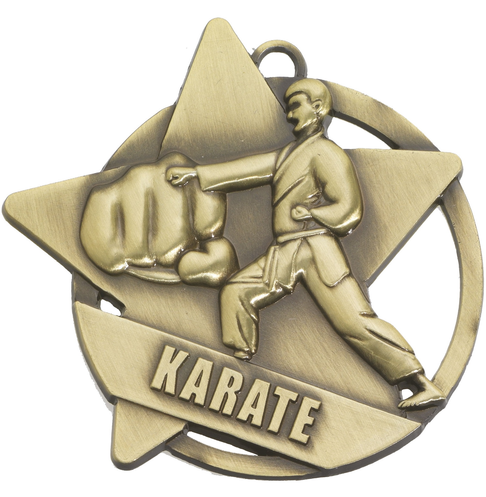 Karate Star Medal in Gold