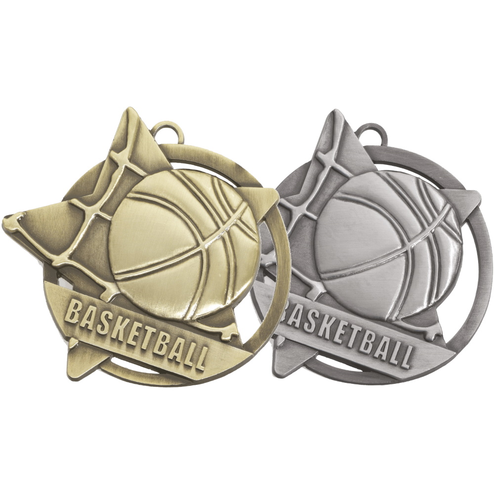 Basketball Star Medal