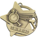 Swimming Star Medal in Gold