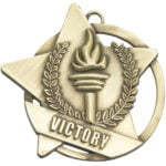 Victory Star Medal Gold