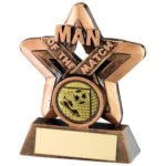 Man of the Match Mini Star With Football Insert