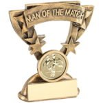 Man of the Match Trophy with Football Insert