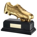 Antique Gold Premium Golden Boot Trophy