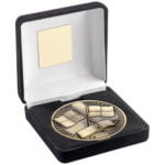 70mm Referee Medal in a Black Velvet Box