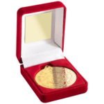 50mm Man of Match Medal in a Velvet Box