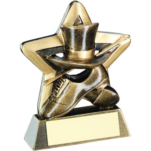 Top Hat & Cane Mini Star Dance Trophy