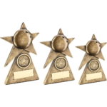 Ten Pin Star on Pyramid Base Trophy