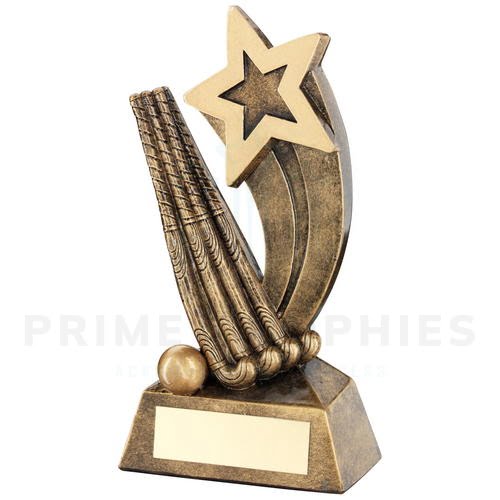 Hockey Sticks Trophy with a Shooting Star
