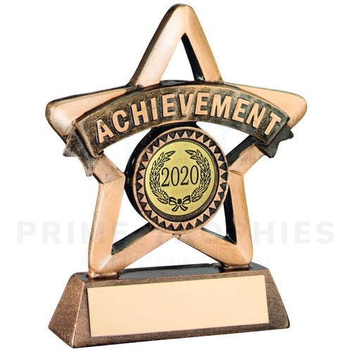 Resin Achievement Mini Star Trophy