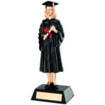 Resin Female Graduate Trophy