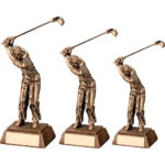 Male ‘Back Swing’ Golf Trophy