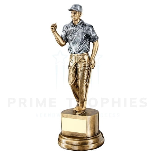 Quality Male Champion Golfer Trophy