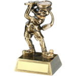 Male Comic Figure Golf Trophy