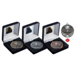 60mm Medal Tennis Medal in a Black Velvet Box