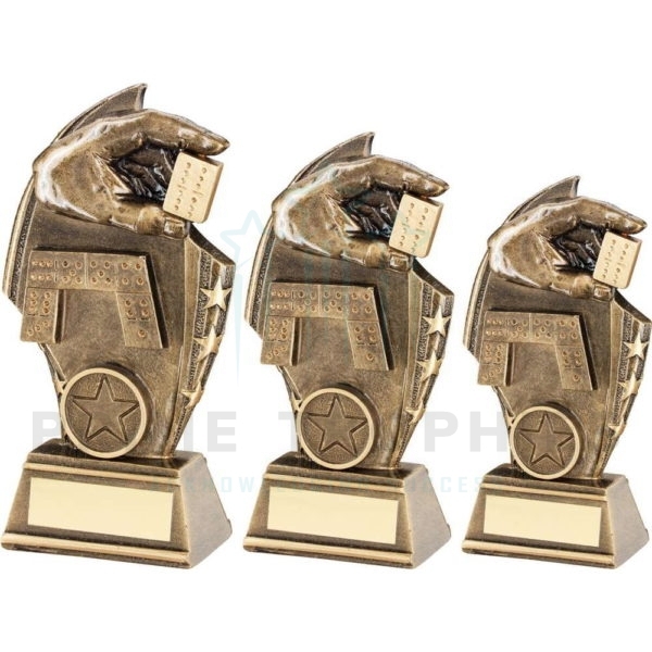 Curved Plaque Dominoes Trophy