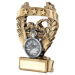 3 Star Wreath Swimming Trophy