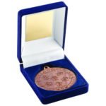 50mm Multi Athletics Medal in Velvet Box – Bronze