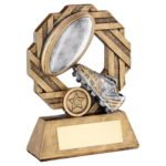 New Design Octo Ribbon Rugby Trophy