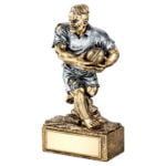 Bronze & Pewter Rugby Beast Trophy