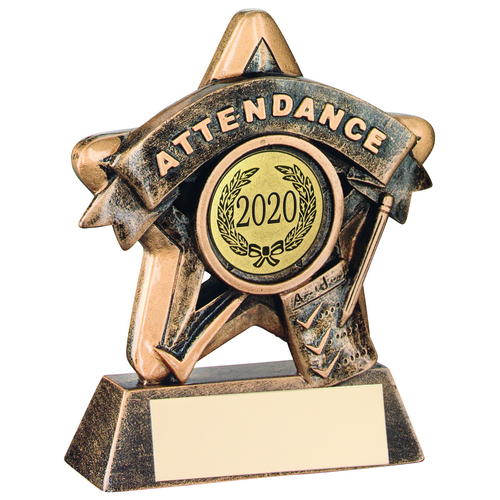 Mini Star Attendance School Trophy