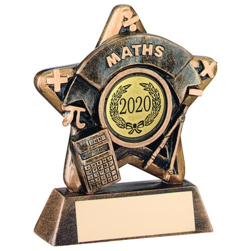 Mini Star Maths School Trophy