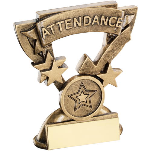 Shield Star Attendance School Trophy