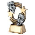 Stars & Stripes Drama Masks Trophy