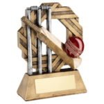 Octo Ribbon Series Resin Cricket Trophy