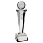 Quality Glass Darts Trophy with Lasered Darts Image