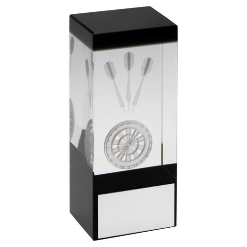 Superb Laser Block Darts Trophy