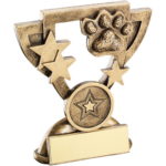 Dog Paw Star Cup Trophy