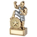 Bronze & Pewter Comical Beasts Trophy