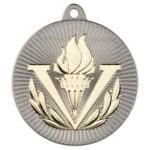 New 50mm Two Toned Victory Torch Medal Gold