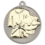 New 50mm Two Toned Martial Arts Medal Gold