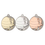 New 50mm Two Toned Netball Medal