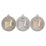 New 50mm Two Toned Badminton Medal