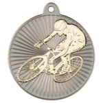 New 50mm Two Toned Cycling Medal Gold